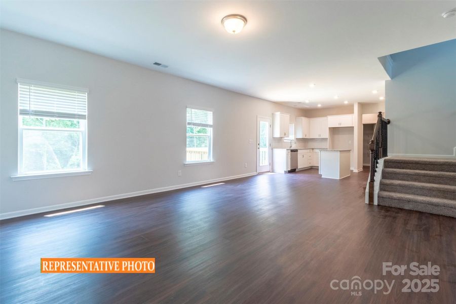 Spacious, unfurnished interior of a new home in Cedar Meadows, Monroe (Image 24).