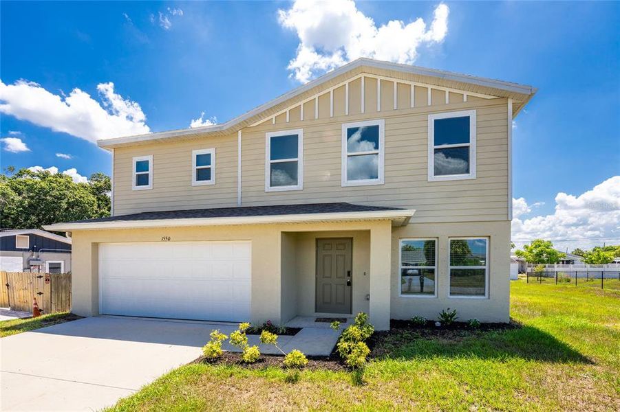 Front exterior of a new home in , Port Charlotte, FL, highlighting curb appeal (Image 29).
