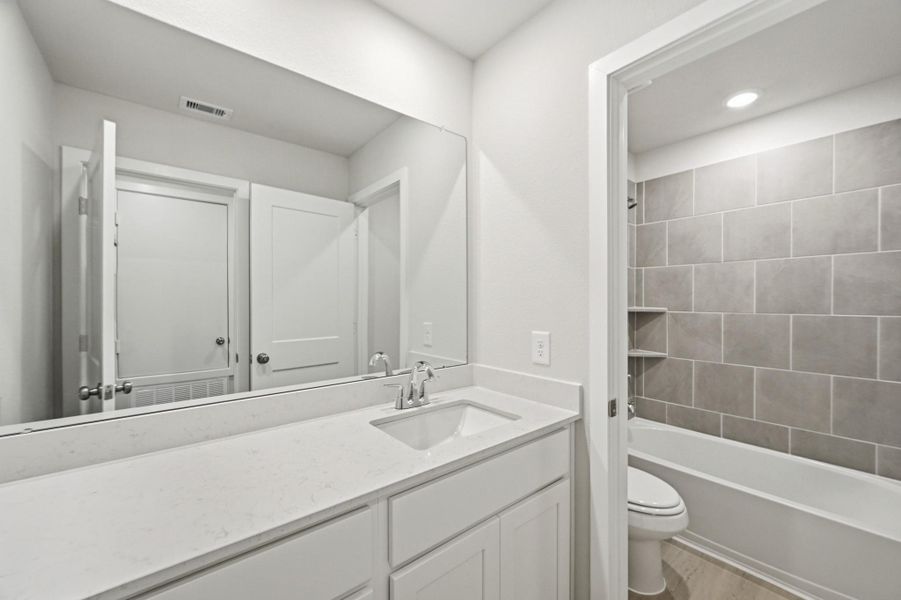 Furnished interior view inside a new home in Barrett Crossing, Crosby (Image 6). Furnished interior view inside a new home in Barrett Crossing, Crosby (Image 6).