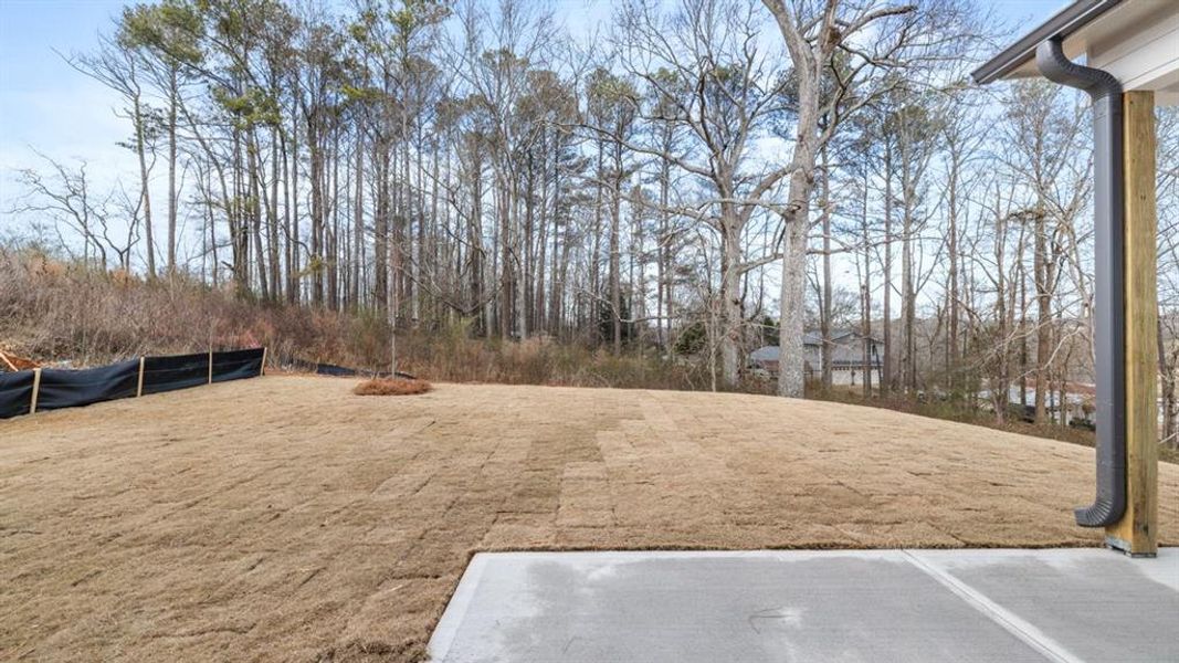 Exterior details and patio area of a home in Holland Estates, Powder Springs (Image 4). Exterior details and patio area of a home in Holland Estates, Powder Springs (Image 4).