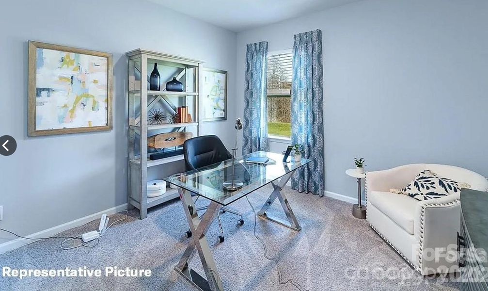 Furnished interior view inside a new home in Brinkley Ridge, Kings Mountain (Image 13).