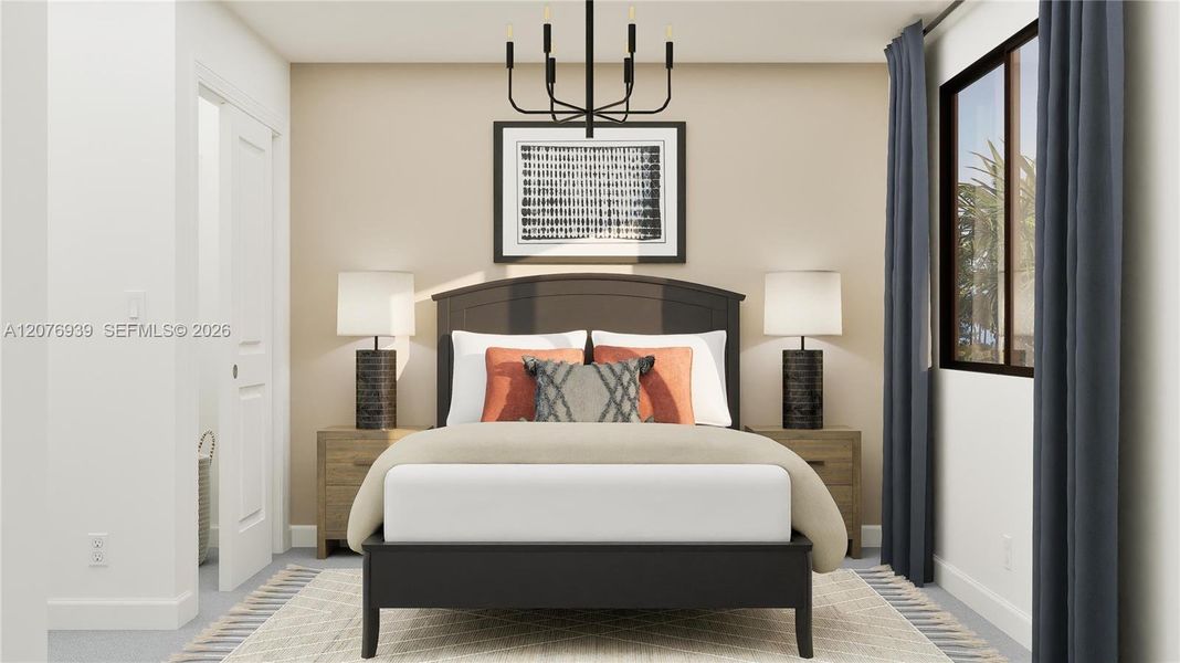 Furnished interior view inside a new home in Solterra, Sunrise (Image 12).