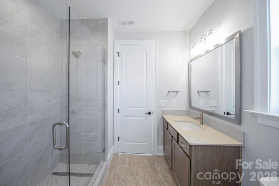 Furnished interior view inside a new home in Heritage at Marvin, Marvin (Image 33).