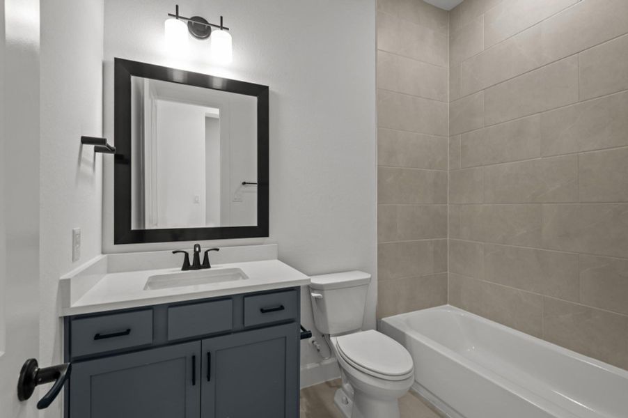 Furnished interior view inside a new home in Brookewater 55’ Homesites, Rosenberg (Image 13). Furnished interior view inside a new home in Brookewater 55’ Homesites, Rosenberg (Image 13).