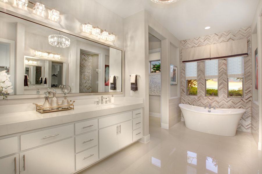 The Castella II Owner's Suite Bath