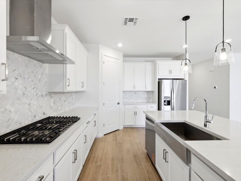 Furnished interior view inside a new home in White Tank Foothills Reserve Series, Waddell (Image 3).