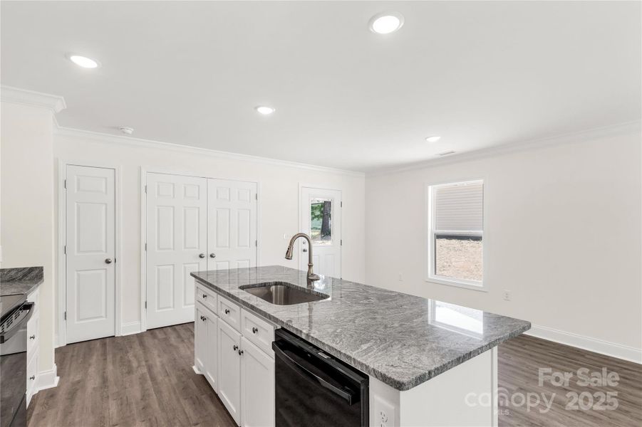 Furnished interior view inside a new home in , Clover (Image 4).