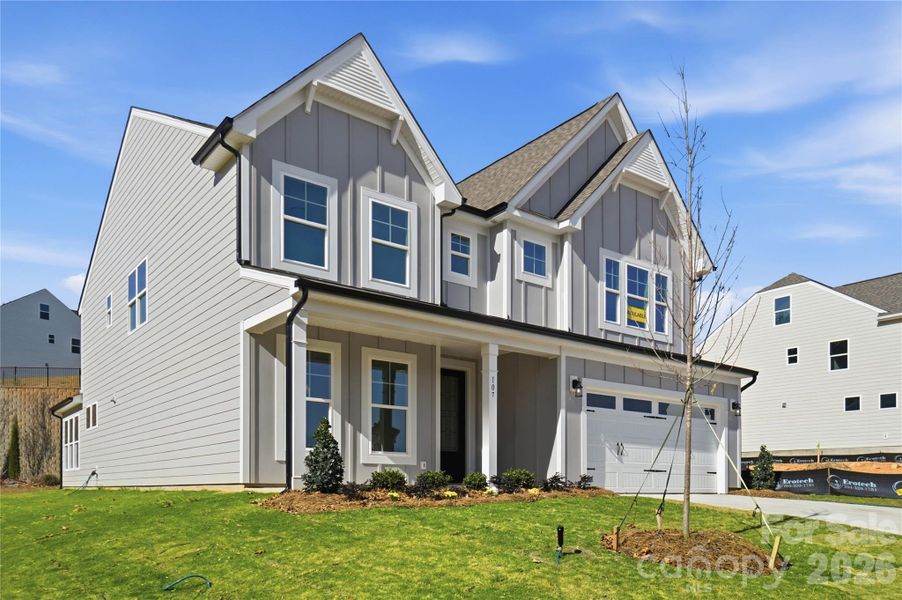 Homesite 57 features a Davidson floorplan with elevation W Homesite 57 features a Davidson floorplan with elevation W