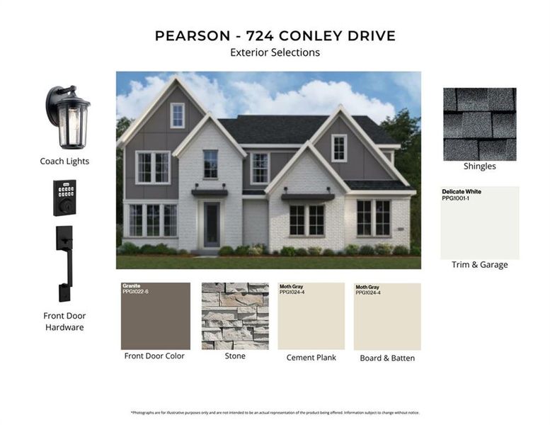 Sample of building materials used in homes in Governor’s Preserve, Canton (Image 3).