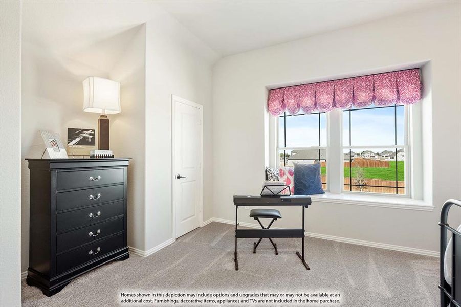 Furnished interior view inside a new home in Timberbrook 3B-4A, Justin (Image 38).