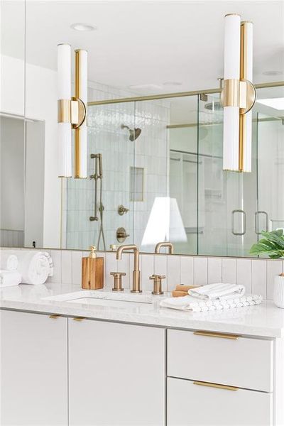 Close-up of interior finishes inside a home in , Atlanta (Image 23).