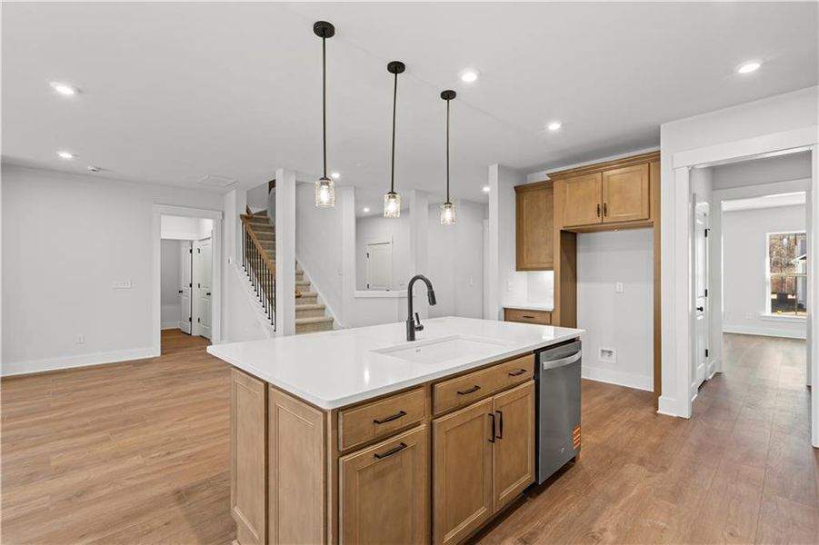 Furnished interior view inside a new home in Hunters Creek, Flowery Branch (Image 8).