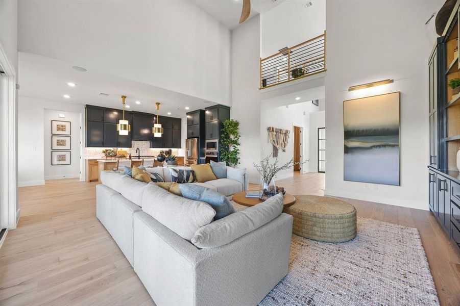 Furnished interior view inside a new home in The Arbors at Lakewood Village, Lakewood Village (Image 25). Furnished interior view inside a new home in The Arbors at Lakewood Village, Lakewood Village (Image 25).