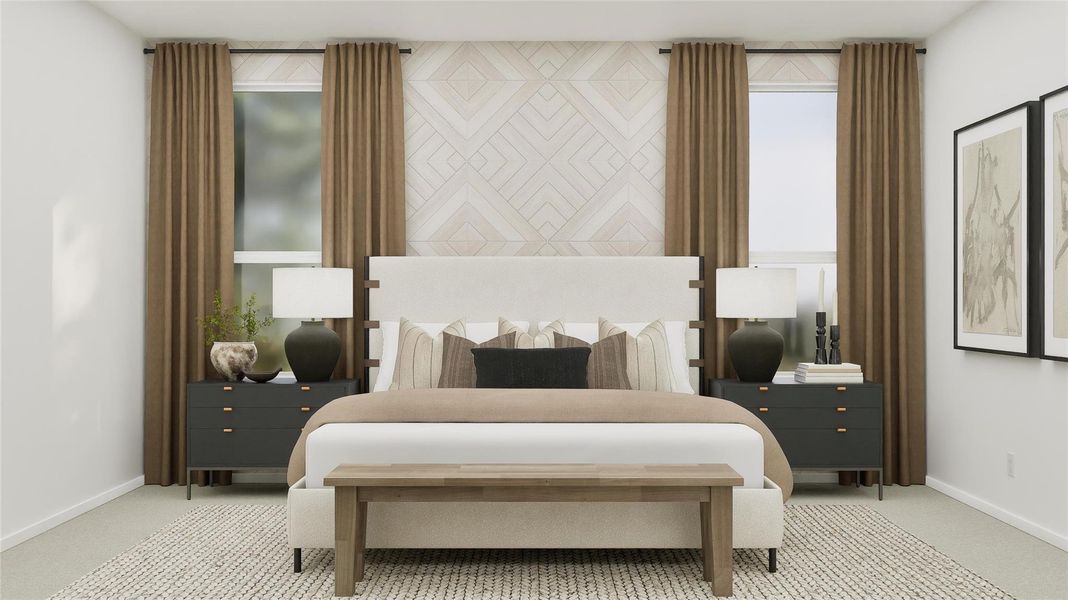 Furnished interior view inside a new home in Binford Creek, Waller (Image 6).