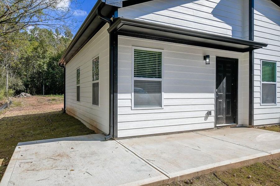 Exterior details and patio area of a home in , Athens (Image 4). Exterior details and patio area of a home in , Athens (Image 4).