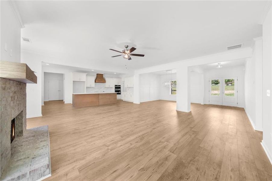 Spacious, unfurnished interior of a new home in , Gainesville (Image 40).