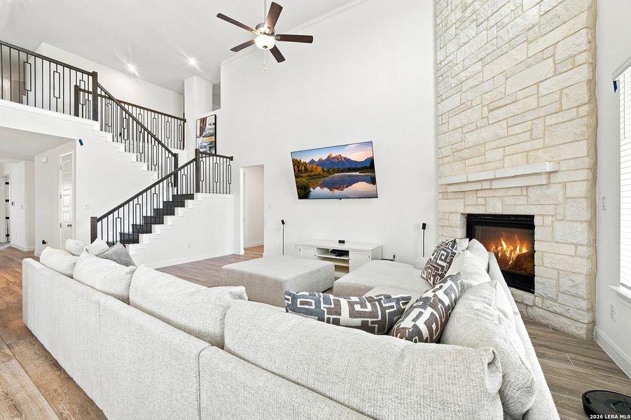 Furnished interior view inside a new home in Everly Estates, San Antonio (Image 15). Furnished interior view inside a new home in Everly Estates, San Antonio (Image 15).