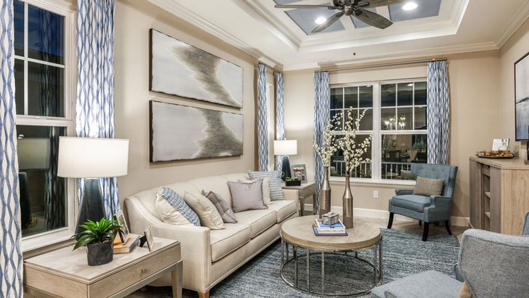 Representative furnished interior of a home built from the Barbados by Taylor Morrison in Central Park, Port St. Lucie (Image 14).
