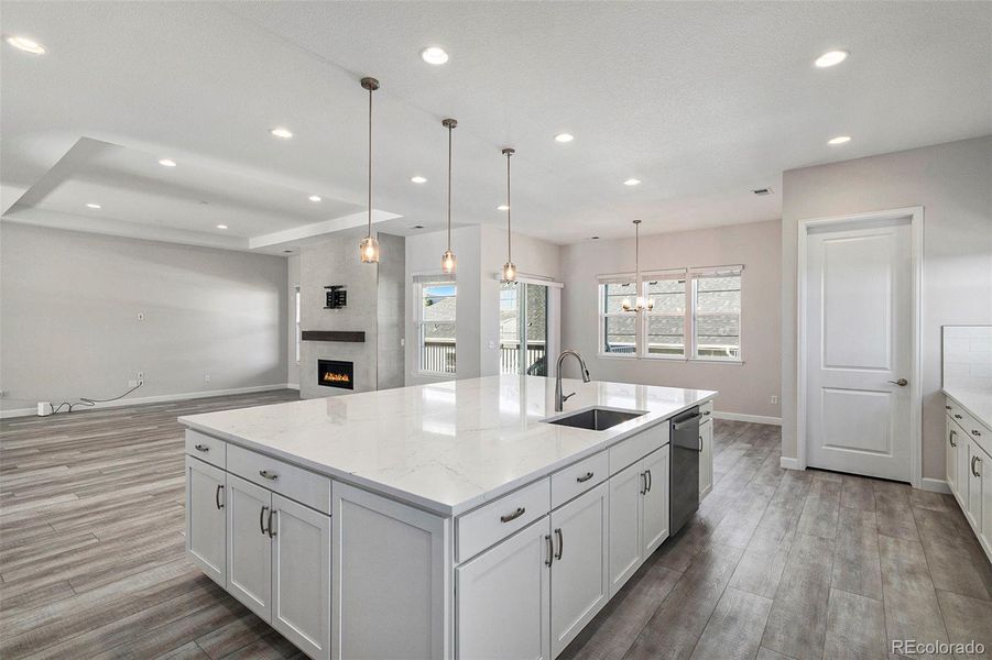 Furnished interior view inside a new home in , Castle Rock (Image 7).