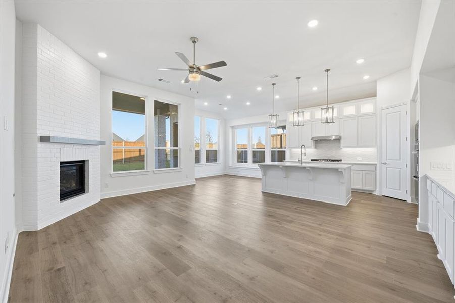 Spacious, unfurnished interior of a new home in Wildflower Ranch: 50ft. lots, Dish (Image 17). Spacious, unfurnished interior of a new home in Wildflower Ranch: 50ft. lots, Dish (Image 17).