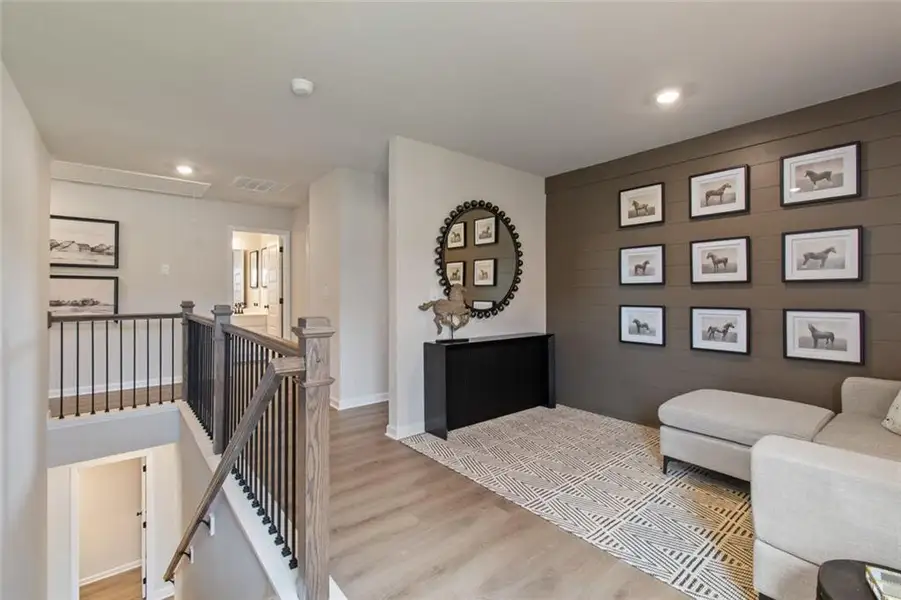 Furnished interior view inside a new home in Crofton Place Enclave, Snellville (Image 7).