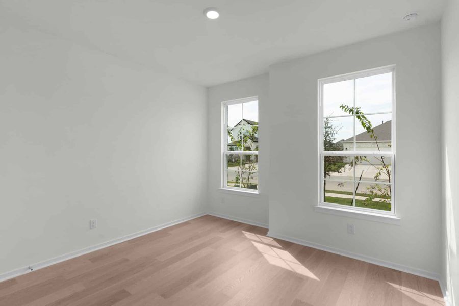 Spacious, unfurnished interior of a new home in The Grove at Blackhawk, Pflugerville (Image 23). Spacious, unfurnished interior of a new home in The Grove at Blackhawk, Pflugerville (Image 23).
