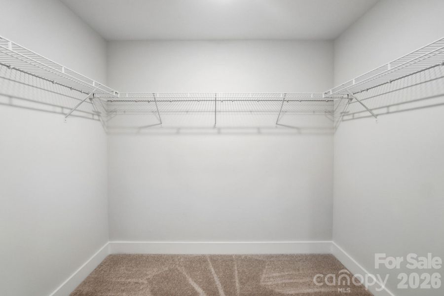 Primary walk-in closet