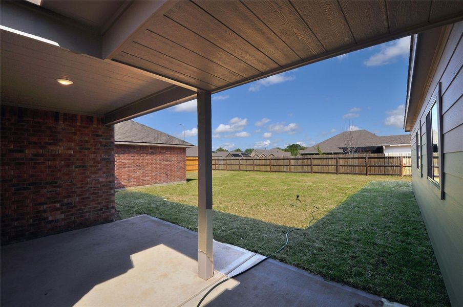 Covered patio of the Breakfast Room.