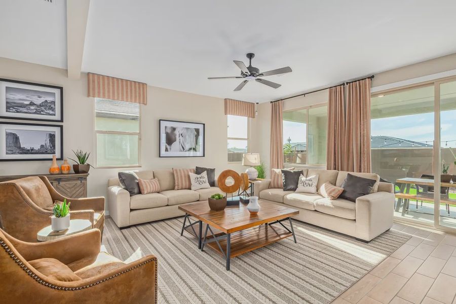 Representative furnished interior of a home built from the 2028 by Elliott Homes in Camilo at Santana, Yuma (Image 9).