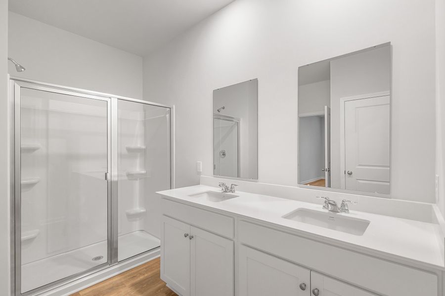 Furnished interior view inside a new home in The Cove at Mallard Crossing, Summerville (Image 5). Furnished interior view inside a new home in The Cove at Mallard Crossing, Summerville (Image 5).