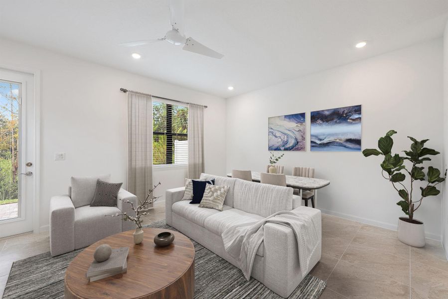 Furnished interior view inside a new home in , Stuart (Image 7). Furnished interior view inside a new home in , Stuart (Image 7).