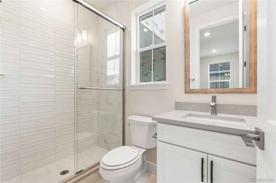 Furnished interior view inside a new home in Luxe at The Canyons, Castle Pines (Image 10).
