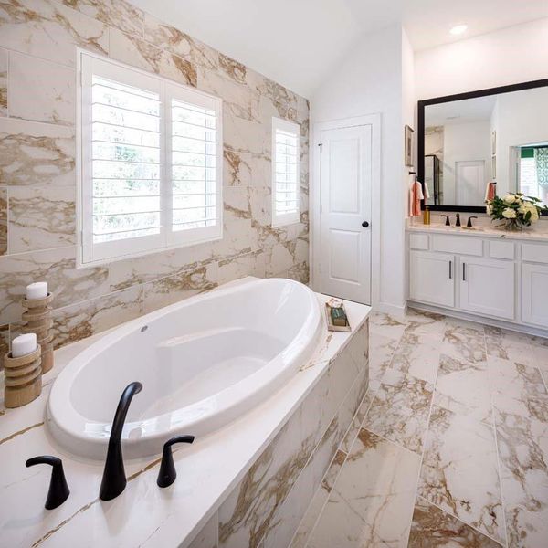 Furnished interior view inside a new home in Woodforest Townhomes, Montgomery (Image 22).
