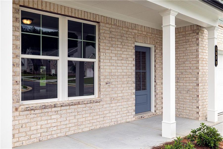 Exterior details and patio area of a home in Riverside Ridge, Lawrenceville (Image 20).