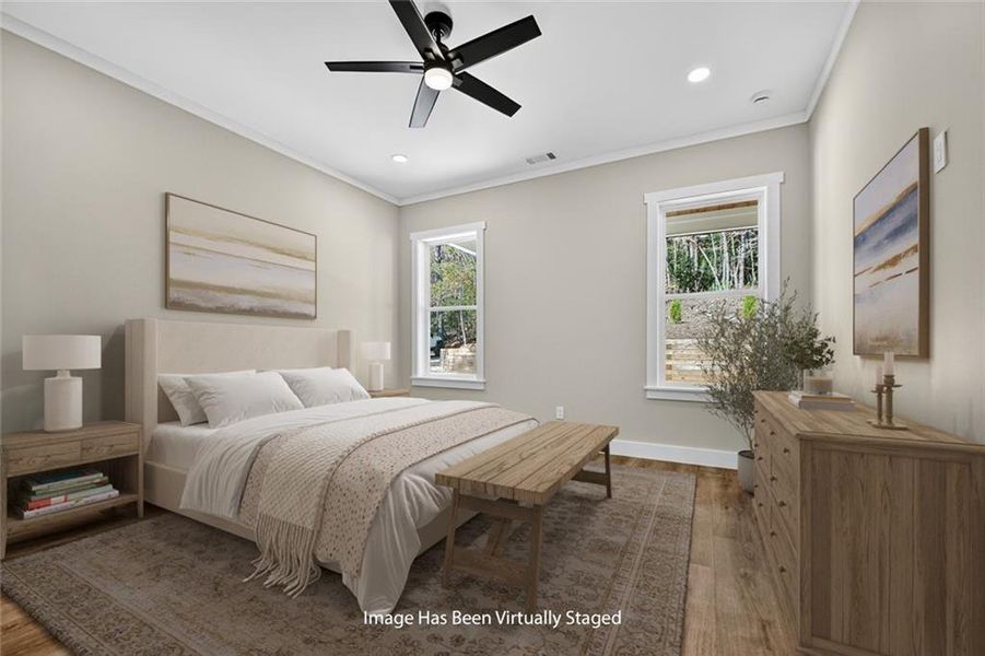 Furnished interior view inside a new home in , Ellijay (Image 13).