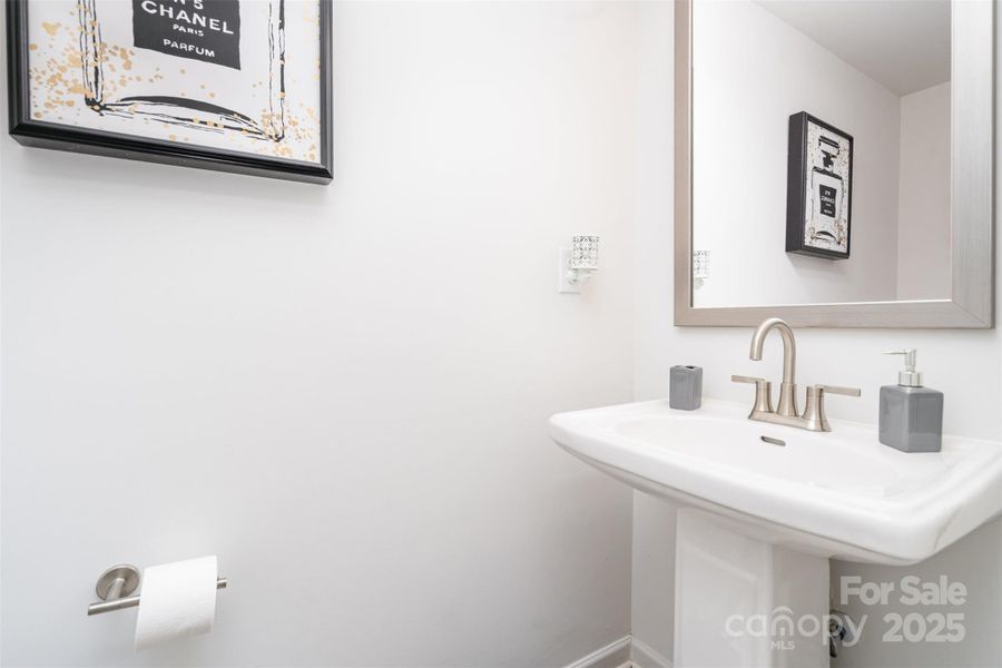 Main level half bath Main level half bath