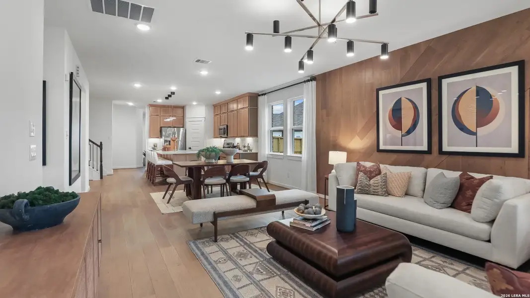 Furnished interior view inside a new home in Prominence Journey, San Antonio (Image 15).