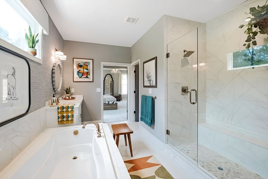 Furnished interior view inside a new home in Woodberry, Canton (Image 3).