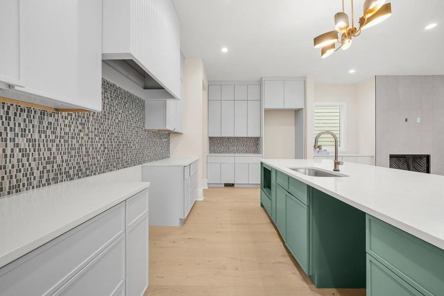 Furnished interior view inside a new home in , Atlanta (Image 12).