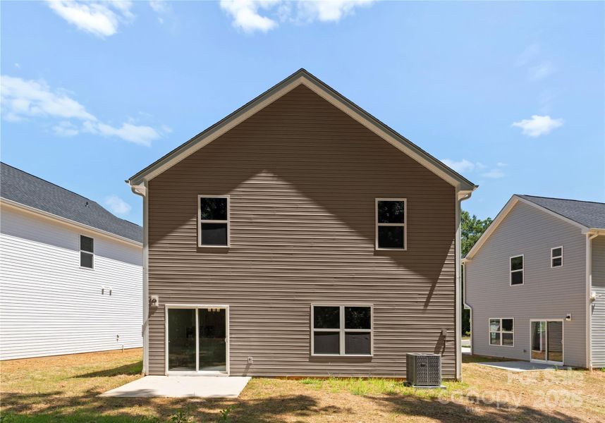 Front exterior of a new home in Northway at Echo Glen, Charlotte, NC, highlighting curb appeal (Image 24).