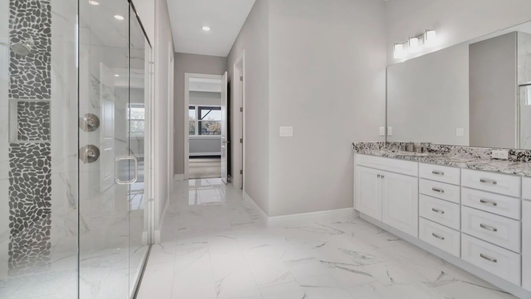 Representative furnished interior of a home built from the Canary by DRB Homes in River Preserve Estates, Parrish (Image 14).