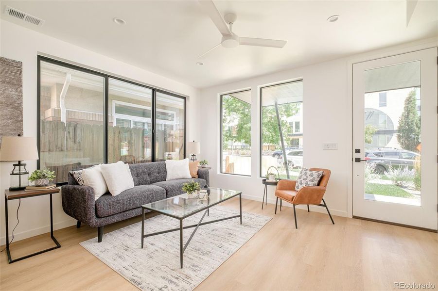 Furnished interior view inside a new home in , Denver (Image 6).
