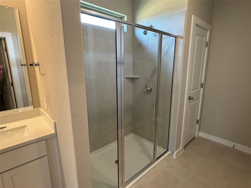 Walk-in Shower in Primary Bath