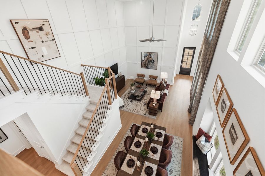Representative Family Room/Dining Room - some options shown