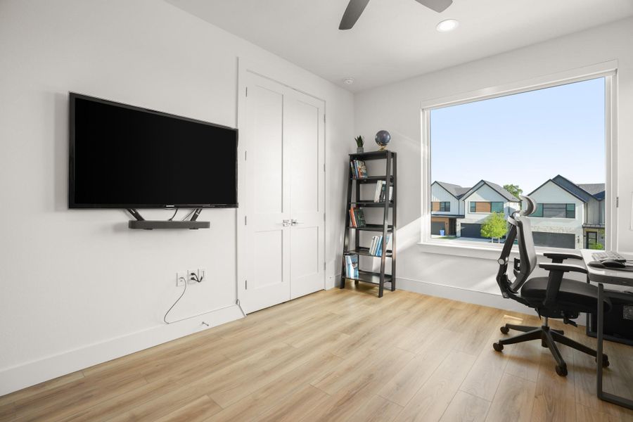 This room boasts a gorgeous picture window that brings in amazing natural light. This room boasts a gorgeous picture window that brings in amazing natural light.