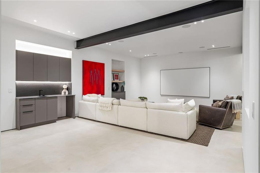 Furnished interior view inside a new home in , Brookhaven (Image 75).