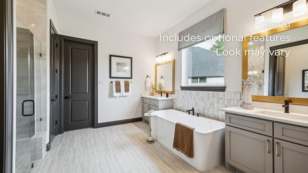 Furnished interior view inside a new home in The Grand Prairie 60', Hockley (Image 6).