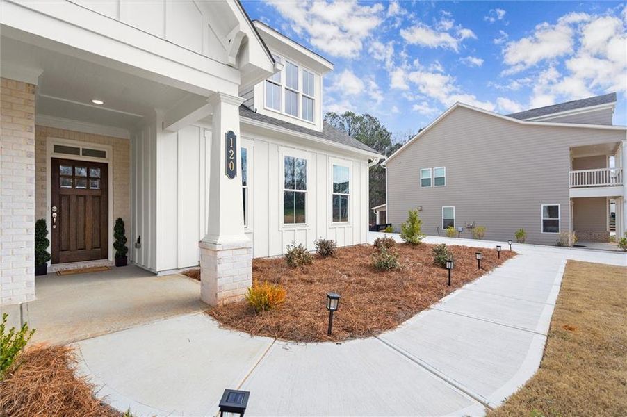 Exterior details and patio area of a home in , Canton (Image 26).