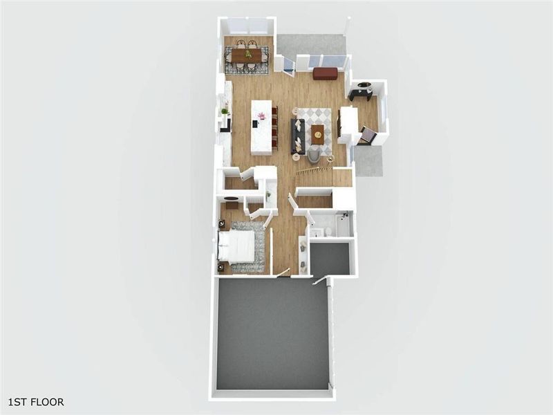 2D floor plan layout of this home in , Atlanta, GA (Image 45). 2D floor plan layout of this home in , Atlanta, GA (Image 45).
