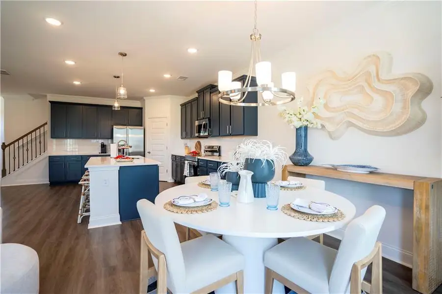 Furnished interior view inside a new home in Somerset at Riverbrook, Gainesville (Image 9).